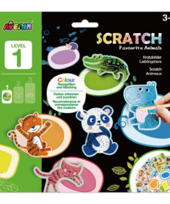 Karckép készítő színpárosító játék, Állatok Avenir