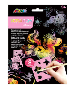 Karckép készítés stencillel, Unikornis Avenir