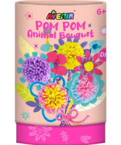 Pom-pom csokor készítő kreatív készlet, Virágok Avenir