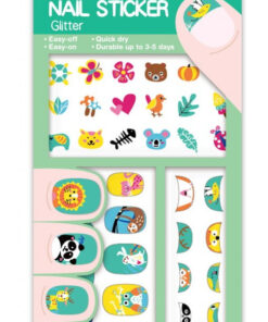 Csillogó körömmatrica szett, Állatok Avenir