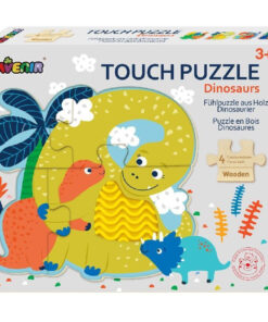 Készségfejlesztő tapintós puzzle, Dinók Avenir