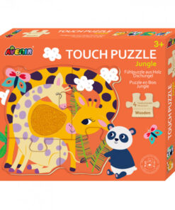 Készségfejlesztő tapintós puzzle, Dzsungel Avenir