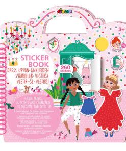 Kreatív matricázó könyv kihajtható ablakokkal, Öltöztetés Avenir