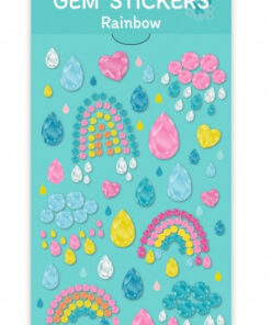 Csillogó kövek matrica készlet, Szivárványok Avenir