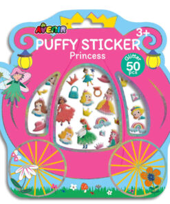 3D csillogós matrica készlet, Hercegnők Avenir