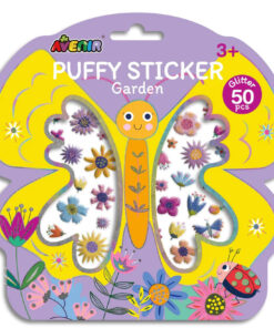 3D csillogós matrica készlet, Varázslatos kert Avenir