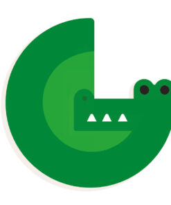 Állatdekor betű - G - Graphic animal letter