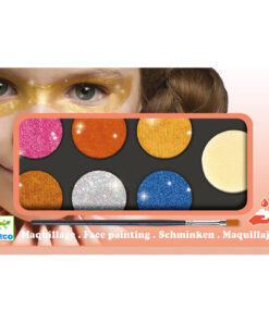 Arcfesték - 6 fémes szín - Palette 6 colours - Metallic