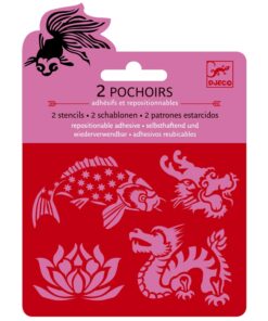 Mini sablon - Ázsiai motívumok - Asia