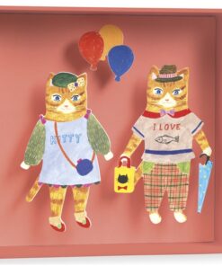 Falikép - Cicák lufikkal - Cats balloon