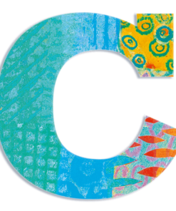 Dekorbetű - C - Peacock letter