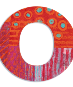 Dekorbetű - O - Peacock letter
