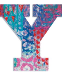 Dekorbetű - Y -  Peacock letter