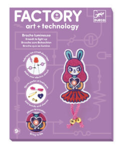 E-textil műhely - Nyuszilány kitűző - Brooch - Bunny girl