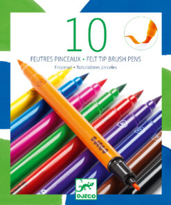 Ecsetfilc készlet - 10 klasszikus szín - Classic colors