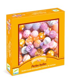 Ékszerkészítő készlet - Buborék gyöngyök, arany - Bubble beads, Gold