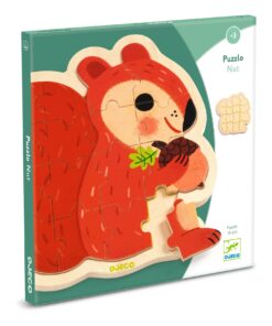 Fa puzzle - Mókus, 16 db-os - Puzzlo Nut