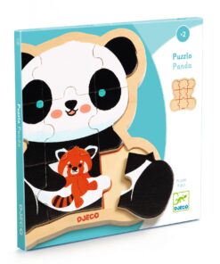 Fa puzzle - Panda, 9 db-os - Puzzlo Panda