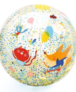 Felfújható labda, Ø 35 cm - Csörgő zörgő labda - Bubbles ball