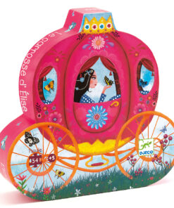 Formadobozos puzzle - Elise hintója, 54 db-os - Elise Carriage