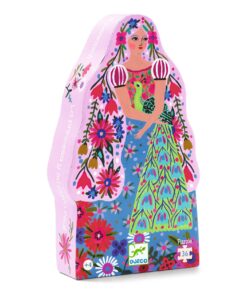 Formadobozos puzzle - Hercegnő és a páva, 36 db-os - The princess and her peacock