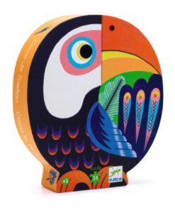 Formadobozos puzzle - Koki Tukán, 24 db-os - Coco the Toucan
