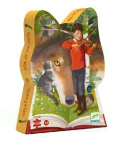 Formadobozos puzzle - Péter és a farkas, 50 db-os - Peter and the Wolf