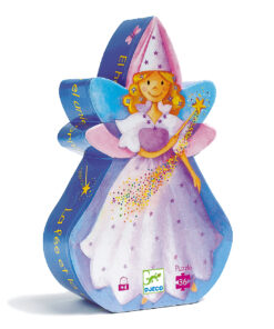 Formadobozos puzzle - Tündér és az egyszarvú, 36 db-os - The fairy and the unicorn