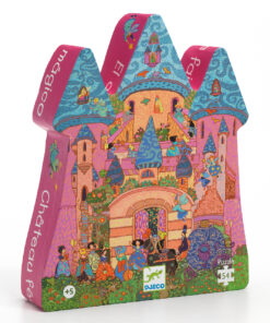 Formadobozos puzzle - Tündérek kastélya, 54 db-os - The fairy castle