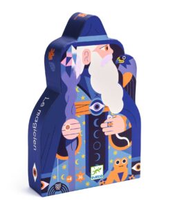 Formadobozos puzzle - Varázsló varázspálcával, 36 db-os - The magician and the crystal scepter