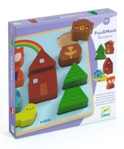 Formaillesztő és formapárosító - Szivárvány - Puzz & Match Rainbow