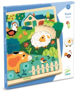 Formaillesztő, formaberakó - Tanyasi állatok - Puzzlo farm