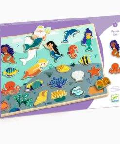 Formaillesztő, formaberakó - Tengeri alakok - Puzzlo Sea