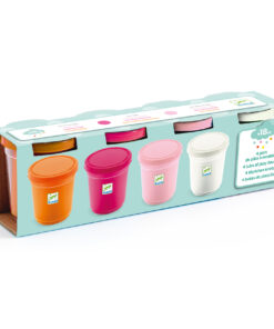 Gyurma - Pillegyurma - 4 tubs of play dough, Sweet