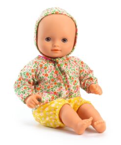 Játékbaba - Flóra, barna szemű, 32 cm - Flora brown eyes