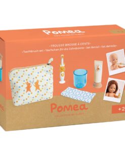 Játékbaba kiegészítő, tisztálkodás - Fogmosás - Toothbrush set