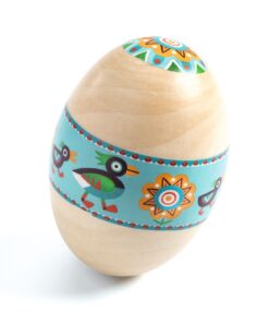 Játékhangszer - Fa tojásmarakas - Maracas