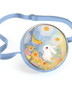 Kerek oldaltáska - Fehér nyuszi - White rabbit