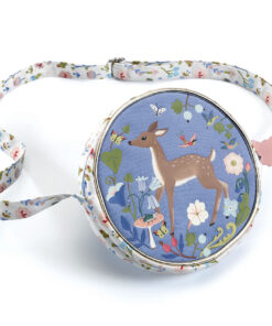 Kerek oldaltáska - Őzikés - Round bag Lucille