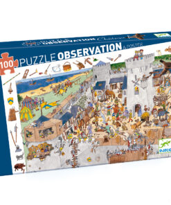 Megfigyeltető puzzle - Bevehetetlen vár, 100 db-os - Fortified castle