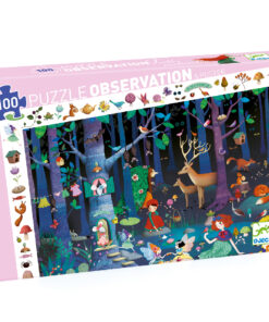 Megfigyeltető puzzle - Elvarázsolt erdő, 100 db-os - Enchanted Forest