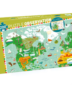 Megfigyeltető puzzle - Lenyűgöző világ, 200 db-os - A round the world + booklet