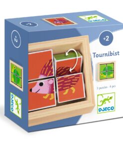 Kockakirakó - Forgatható állatfigurás - Tournibist