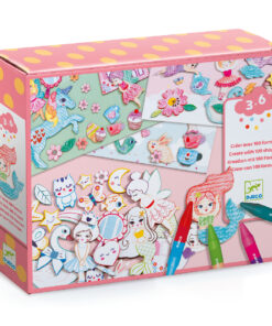 Kreatív készlet - Kiszínezett lányos történeteim - A world to create, girls