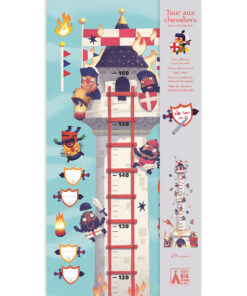 Magasságmérő falmatrica - Lovagtorony - Knight's tower