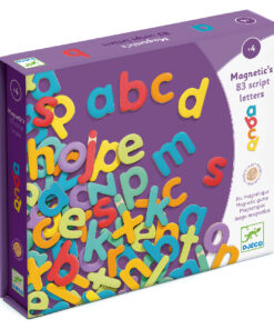 Mágneses betűkészlet - Kisbetűk - 83 script letters