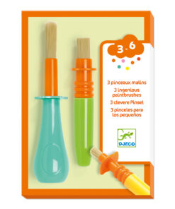 Marok ecset készlet - 3 féle ügyes ecset gyerekeknek - 3 ingenious paintbrushes