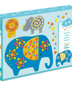 Mozaikkép készítés kezdete - Díszítés pöttyökkel - Jungle douce