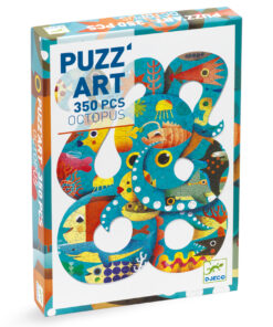 Művészeti puzzle - Polip, 350 db-os - Octopus