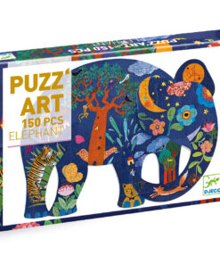 Művészeti puzzle - Elefánt, 150 db-os - Elephant
